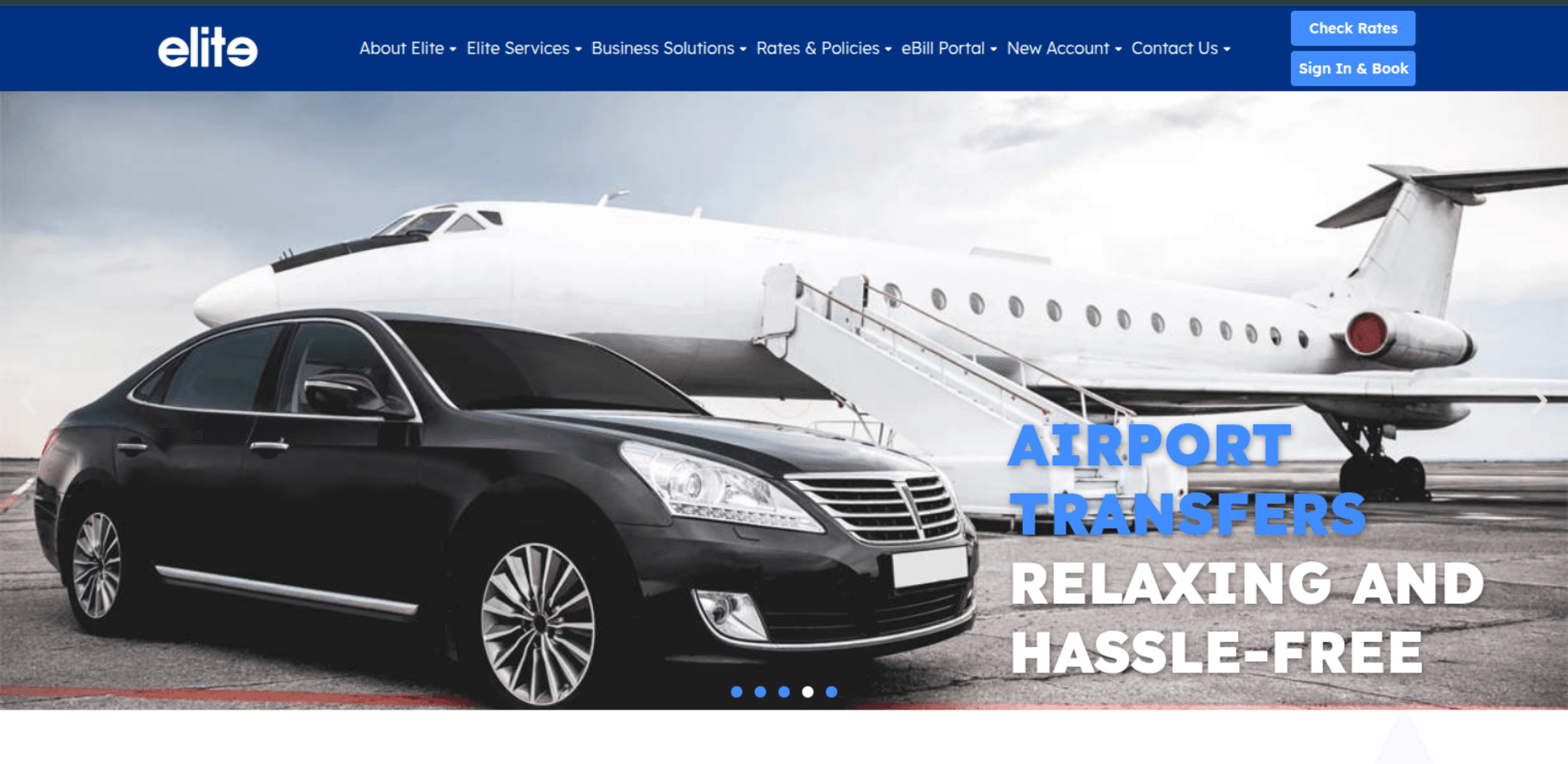 Elite Limousine Plus — Mobile Application built by ForeAims